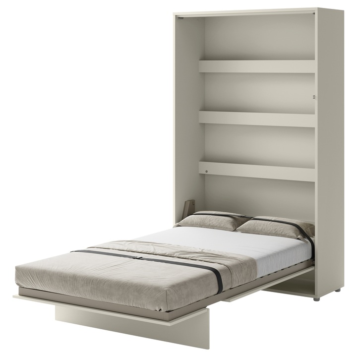 Jednolůžková sklápěcí postel BED CONCEPT 1 kašmírová, 120x200 cm 1