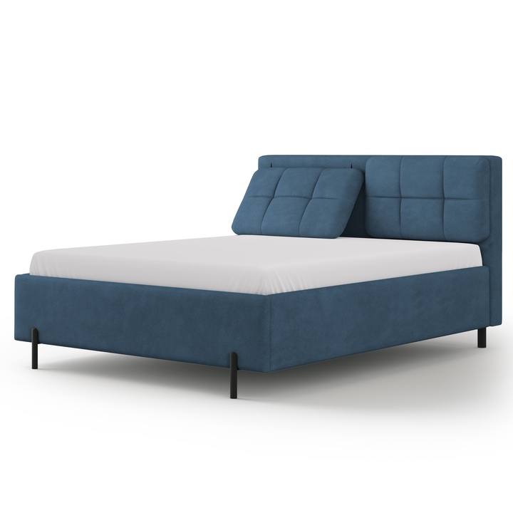 Sconto Postel s roštem  BELANI II modrá, 140x200 cm