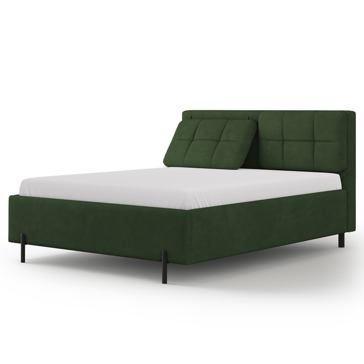 Sconto Postel s roštem  BELANI II tmavě zelená, 180x200 cm