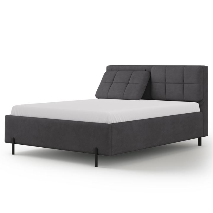 Sconto Postel s roštem  BELANI II antracitová, 180x200 cm
