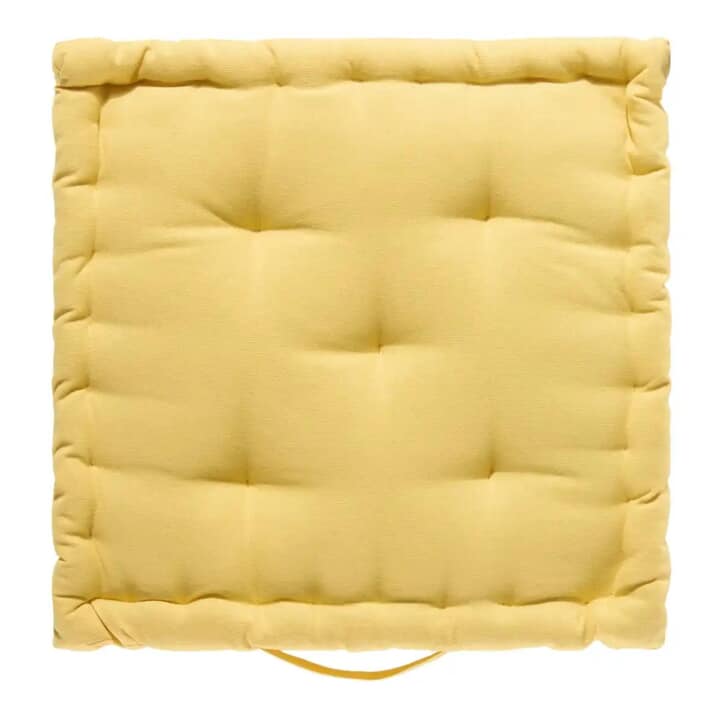 Matracový sedací polštář BELLA NEW2 žlutá 1