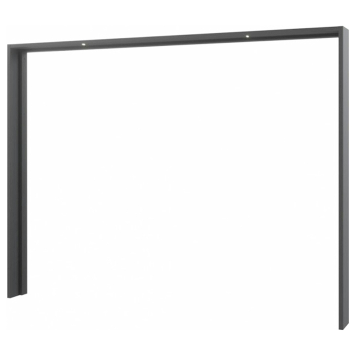 Sconto Rámová lišta s LED osvětlením BELLEVUE dub černý