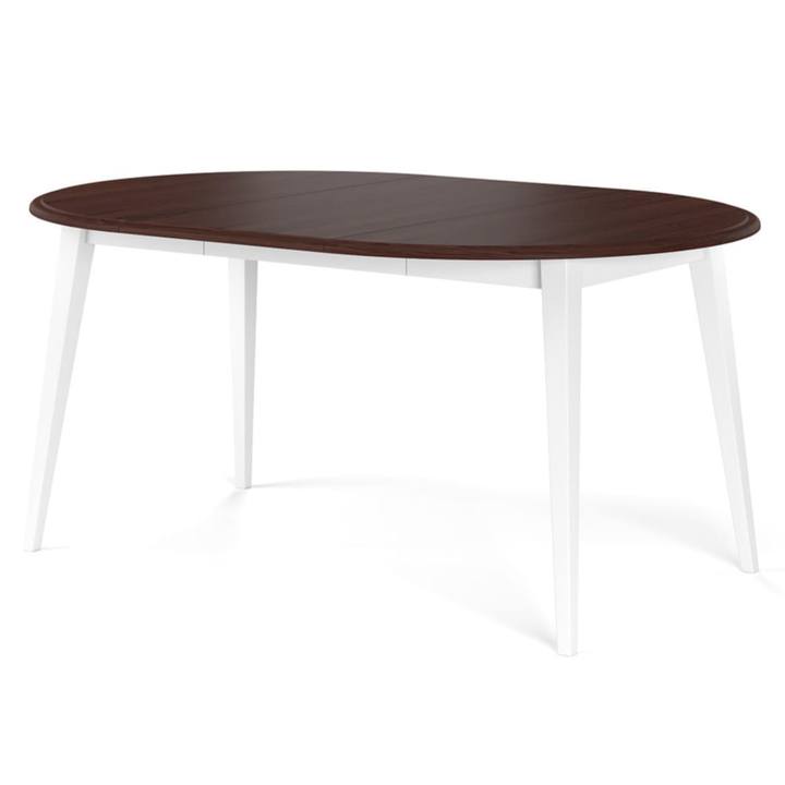 Sconto Jídelní stůl BELLU 2 bílá/ořech