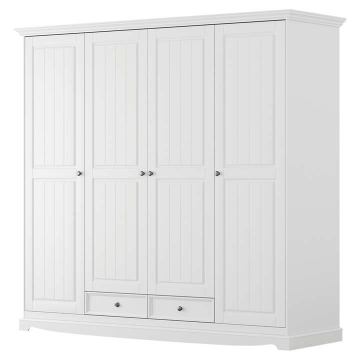 Šatní skříň BELLU 4D bílá 1