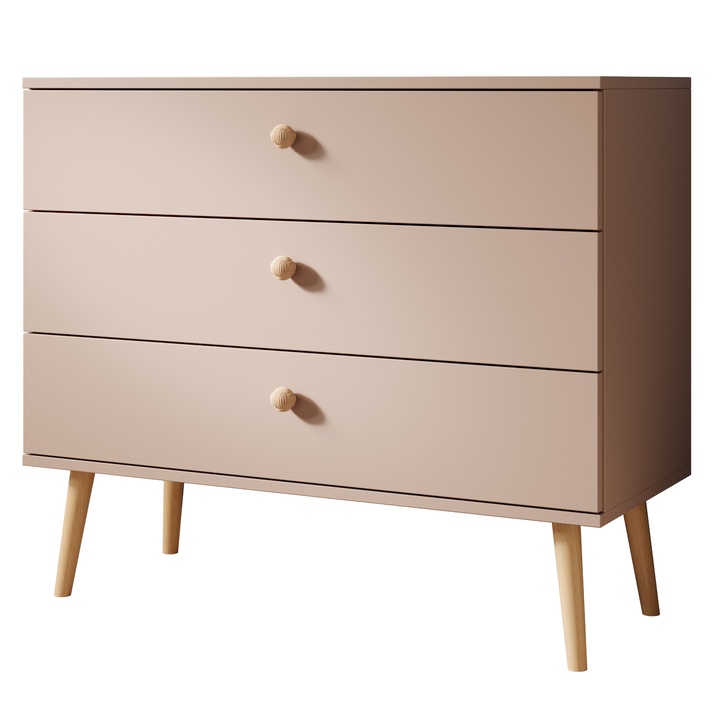 Komoda BENI kávová 1