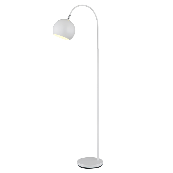 Sconto Stojací lampa BENNO bílá