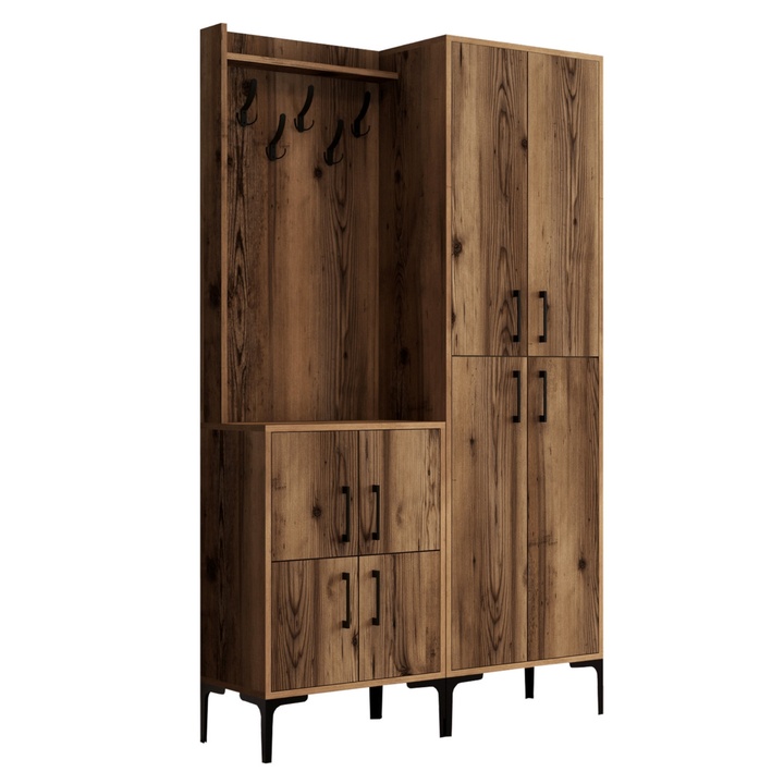 Předsíňová sestava BERLIN 2 ořech 1