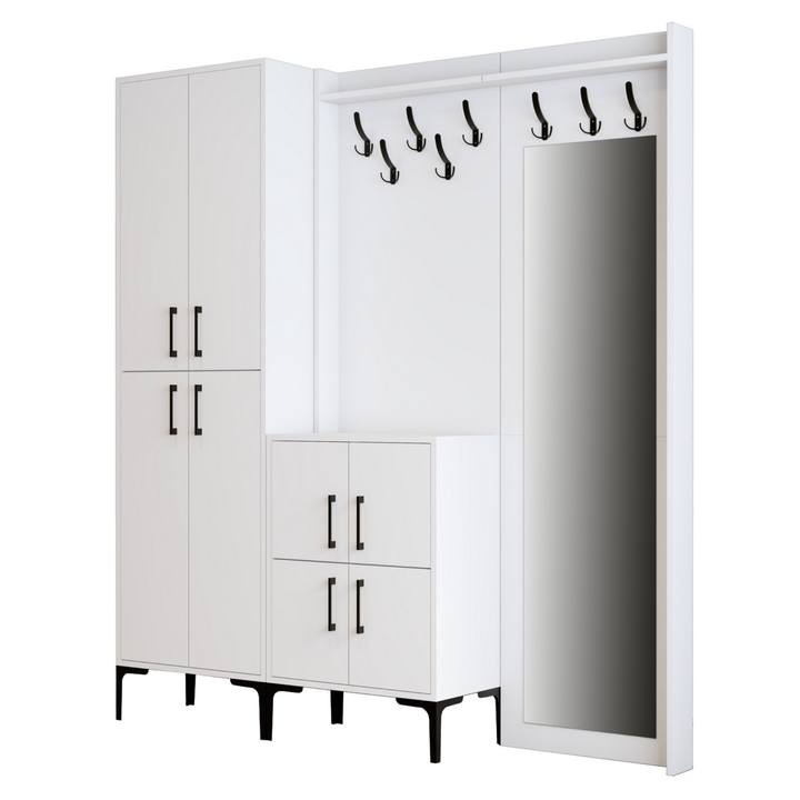 Předsíňová sestava BERLIN 3 bílá 1