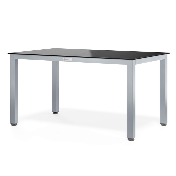 Zahradní stůl BERN 6 stříbrná/černá 1