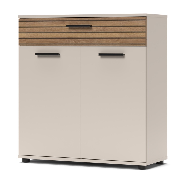 Sconto Komoda BERNO 2 přírodní/kašmírová