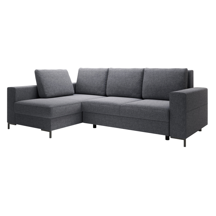 Sconto Sedací souprava BERRY levá, antracitová