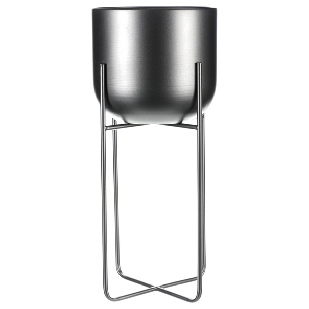 Sconto Stojan na květiny BETYNA stříbrná, výška 60 cm