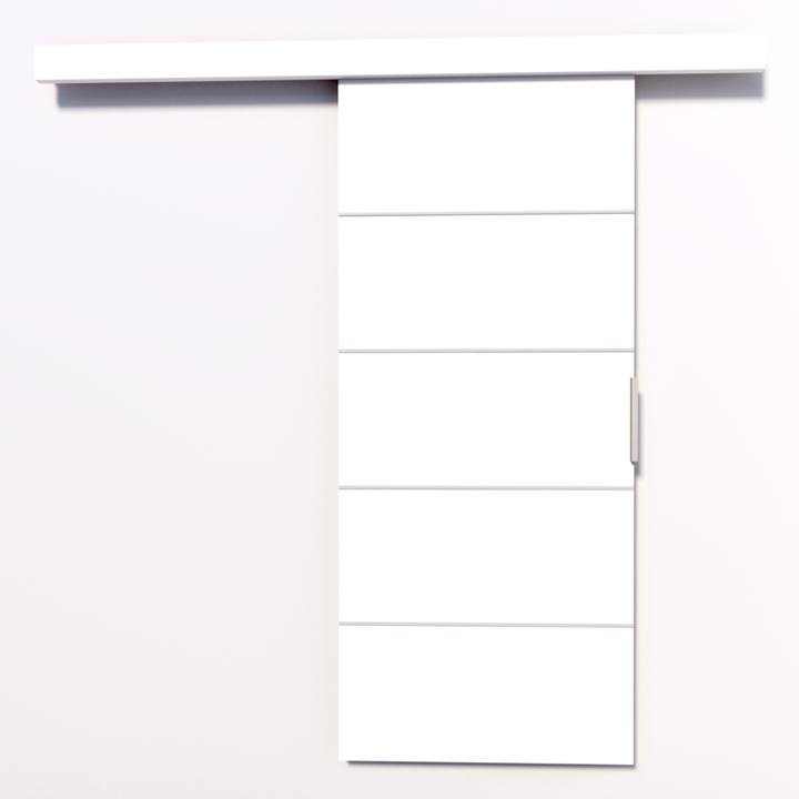 Posuvné dveře BIELLA 76 bílá, 76x205 cm 1