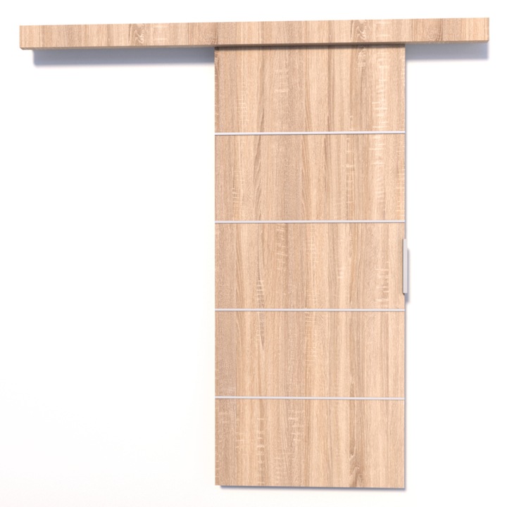 Posuvné dveře BIELLA 76 dub sonoma, 76x205 cm 1