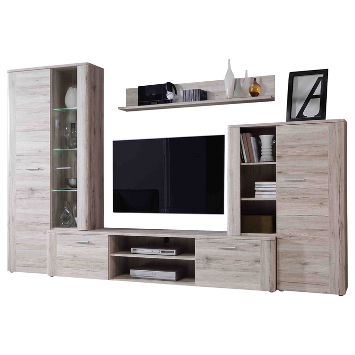 Sconto Obývací stěna BIG BANG dub pískový