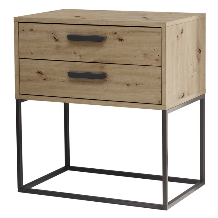 Sconto Noční stolek BIGGER 3 dub artisan