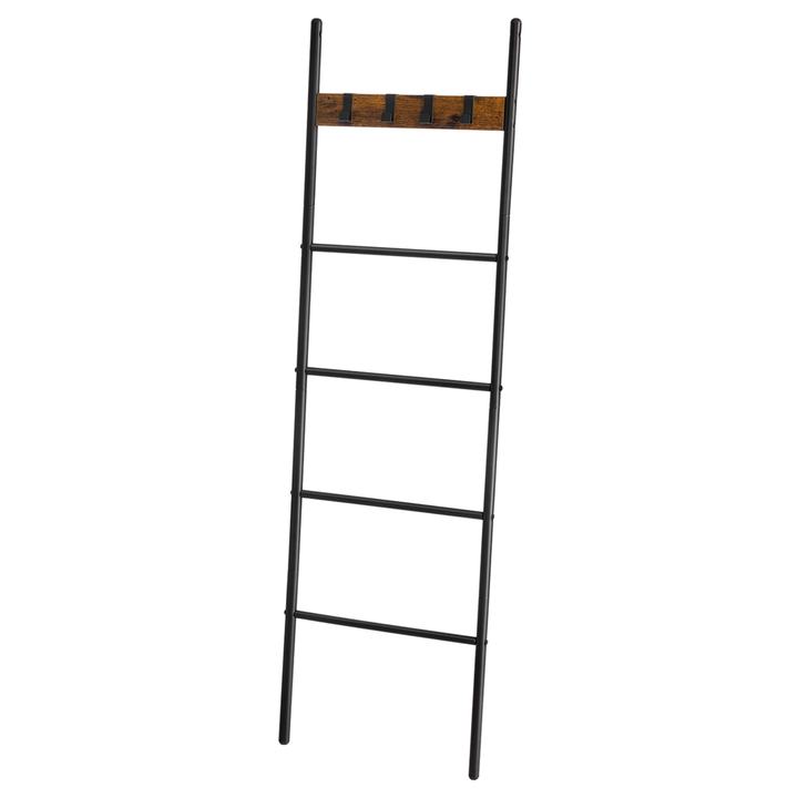 Stojan na ručníky BLANKET černá/hnědá 1