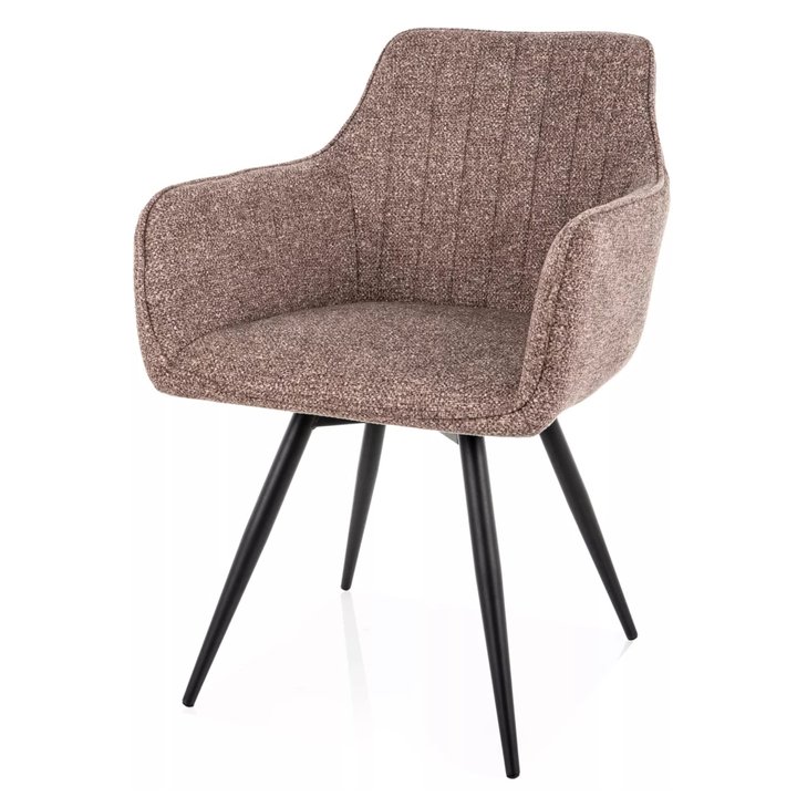 Jídelní židle BOLLU 2 tmavě béžová 1