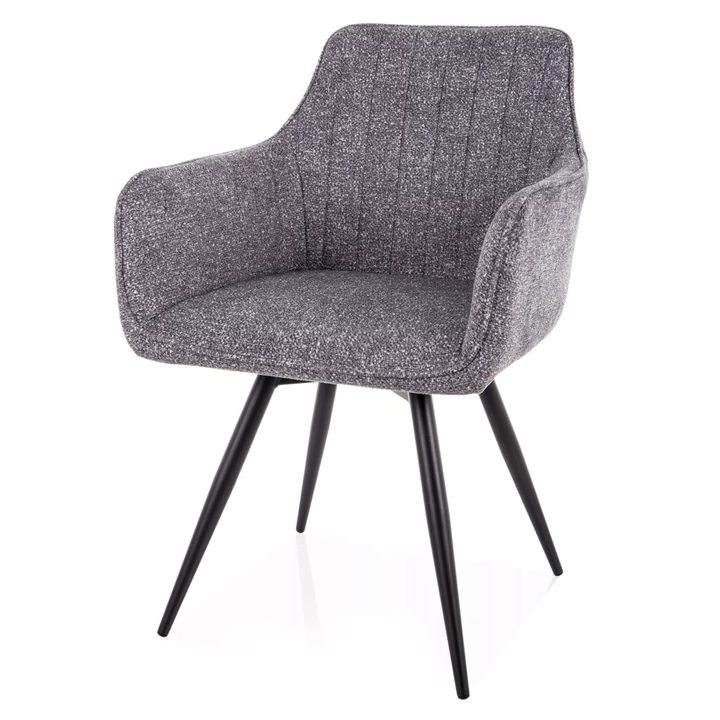 Jídelní židle BOLLU 2 šedá 1