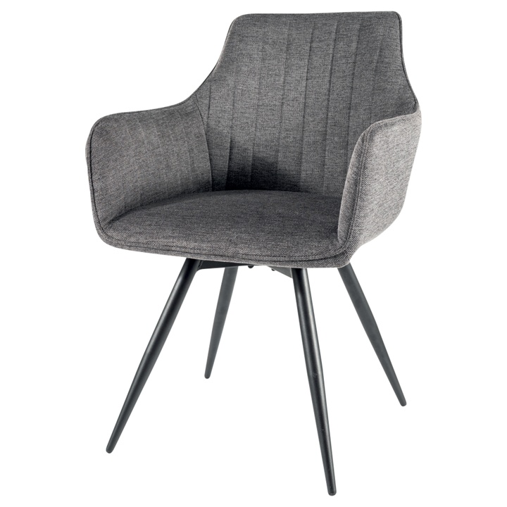 Sconto Jídelní židle  BOLLU tmavě šedá