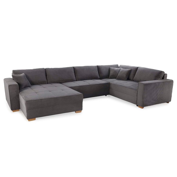 Sconto Sedací souprava BRAXTON XL tmavě šedá