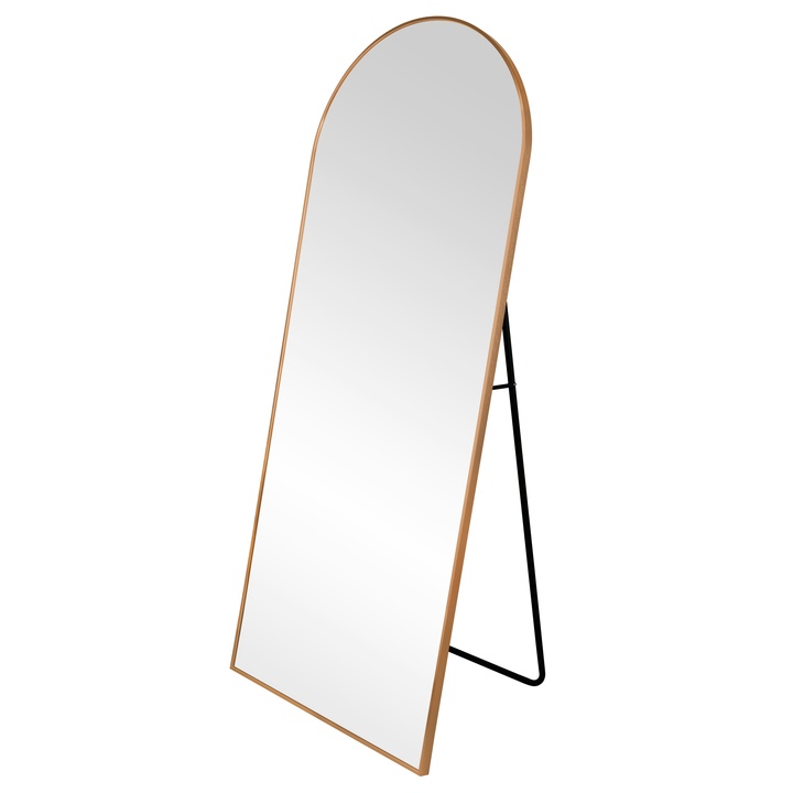 Sconto Stojací zrcadlo BRITT 170 zlatá
