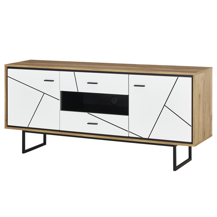 Sconto TV komoda BROLO dub catania/bílá