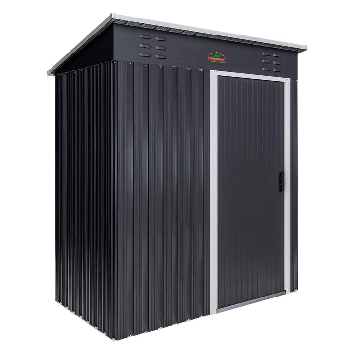 Zahradní domek BRUK antracitová, 185x165x90 cm 1