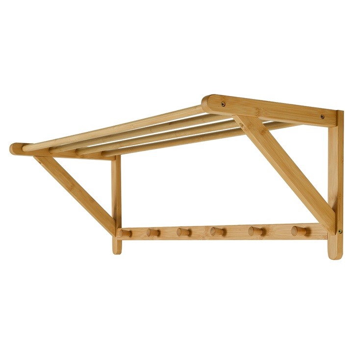 Sconto Nástěnný věšák BRUNO bambus