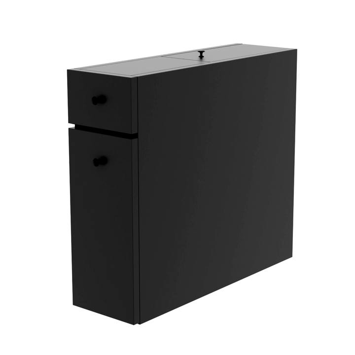 Sconto Koupelnová skříňka CALENCIA antracitová