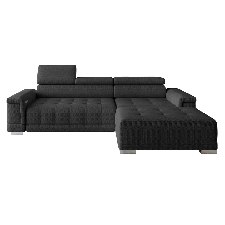 Sconto Sedací souprava CAMPO MINI pravá, černomodrá