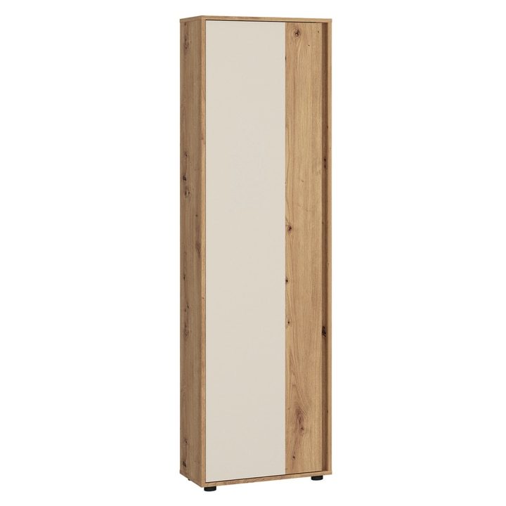 Předsíňová skříň CANEVA dub artisan/kašmírová 1