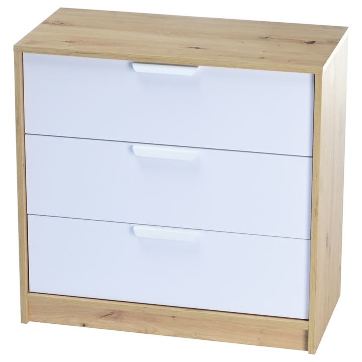 Sconto Komoda CANYON CN3 dub artisan/bílá