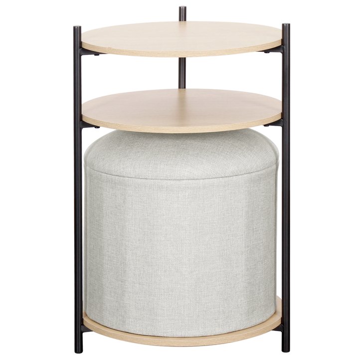 Sconto Odkládací stolek CASSIE béžová