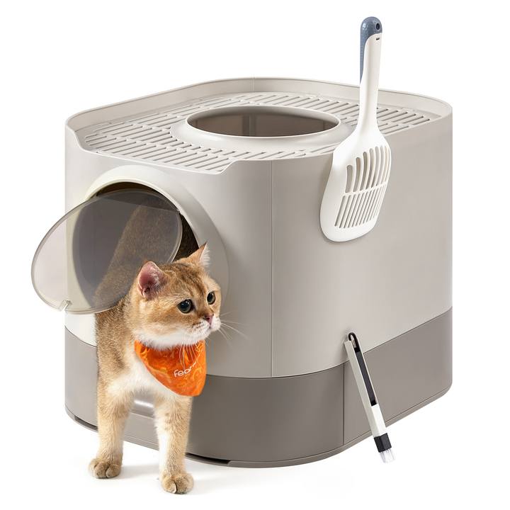 Sconto Kočičí toaleta CAT šedá