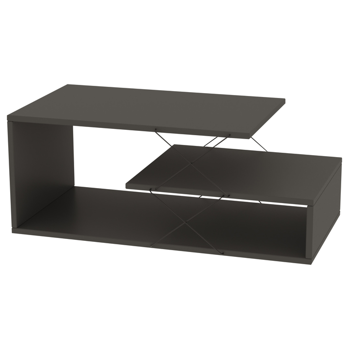 Sconto Konferenční stolek CAYENNE antracitová