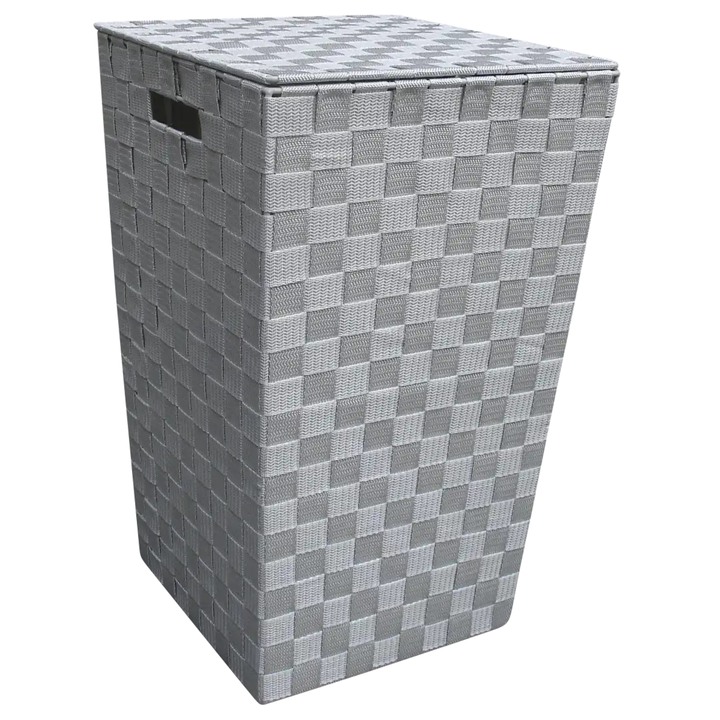 Sconto Koš na prádlo CHAMP bílá/šedá