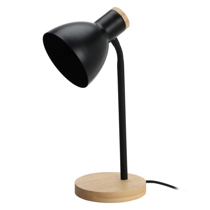 Sconto Stolní lampa CHANEL černá/přírodní