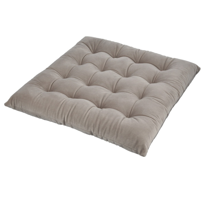 Sconto Podsedák na židli CHARLOTTE šedohnědá