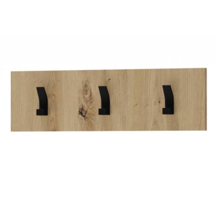 Nástěnný věšák CLAF dub artisan, šířka 50 cm 1