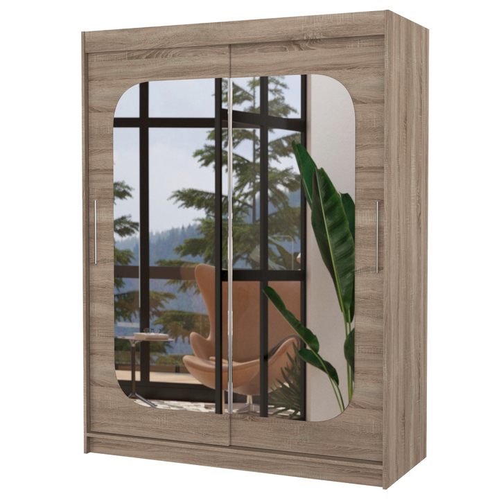 Sconto Šatní skříň CLEA dub truffle