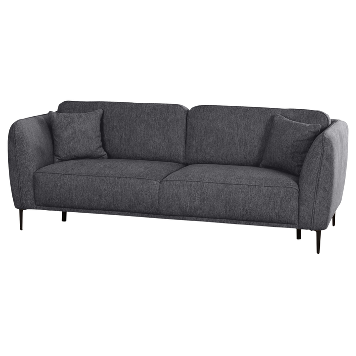 Sconto Pohovka COIMBRA 3-sedák, tmavě šedá