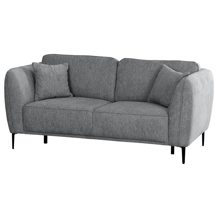 Sconto Pohovka COIMBRA 2-sedák, šedá