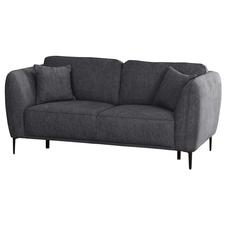 Sconto Pohovka COIMBRA 2-sedák, tmavě šedá