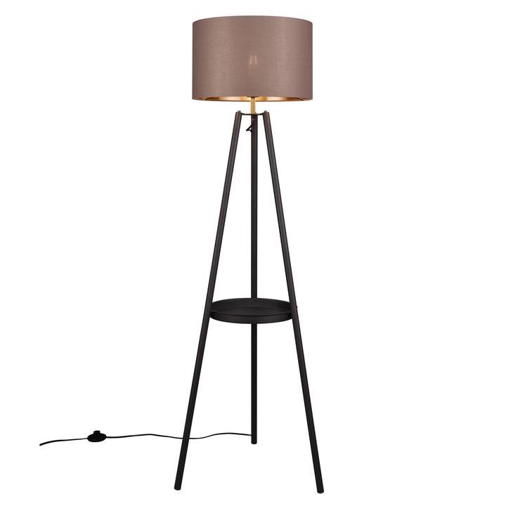 Stojací lampa COLETTE černá/taupe 1