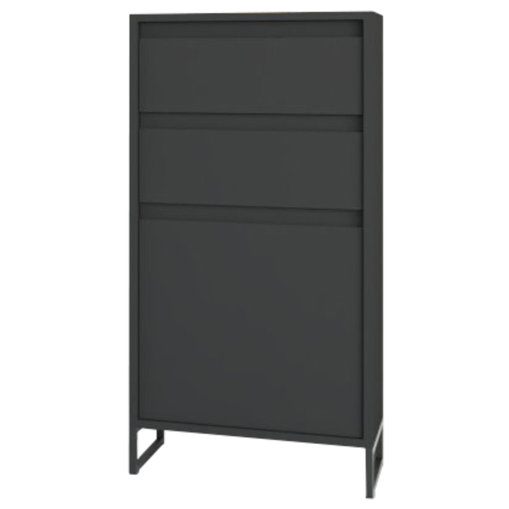 Sconto Komoda COLOGNE 1 antracitová