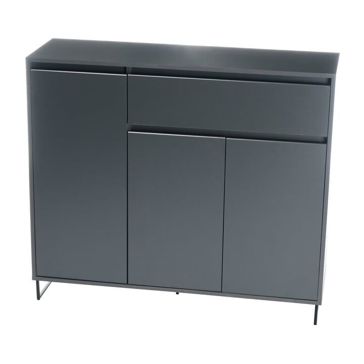 Komoda COLOGNE 4 antracitová 1