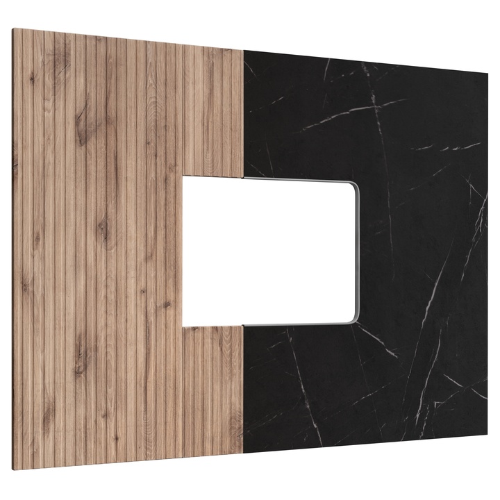 Sconto TV panel CONNIS 6 černá/dub viking