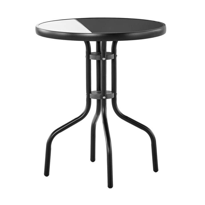 Sconto Zahradní stůl  CORDOBA 3 antracitová/černá