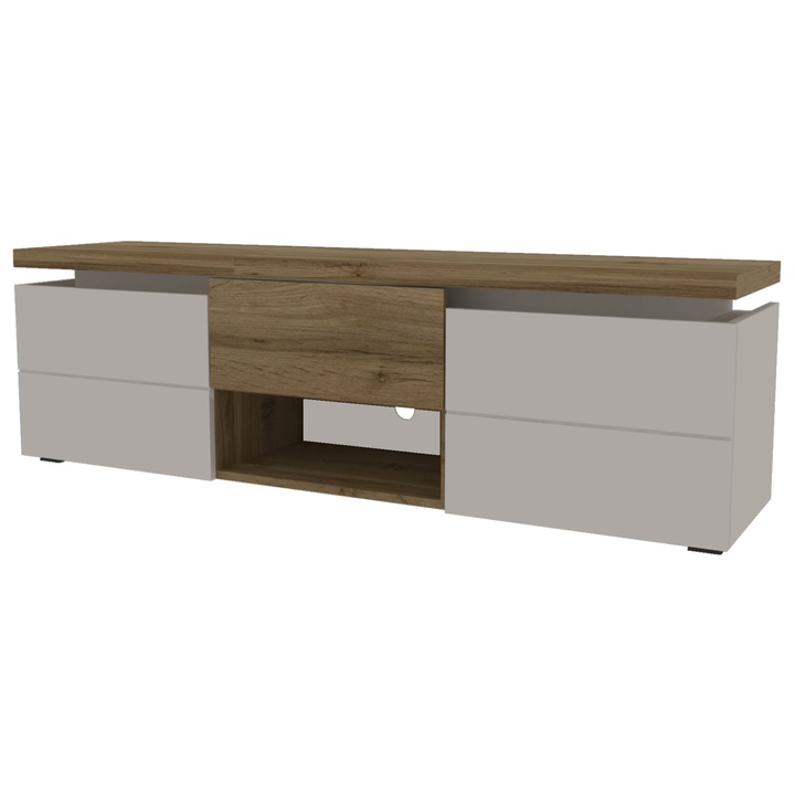 Sconto TV stolek CORTINA dub wotan/bílá